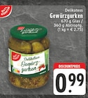 Delikatess Gewürzgurken im Angebot bei E center in Aachen Delikatess Gewürzgurken Angebote von GUT&GÜNSTIG bei E center Aachen für 0,99 €