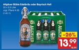 Allgäuer Büble Edelbräu oder Bayrisch Hell bei Netto Marken-Discount im Neubukow Prospekt für 13,99 €