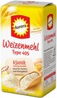 Weizenmehl Type 405 im Angebot bei REWE in Kassel Weizenmehl Type 405 Angebote von Aurora bei REWE Kassel für 0,99 €
