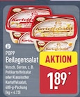 Beilagensalat Pellkartoffelsalat Angebote von Popp bei ALDI Nord Dortmund für 1,89 €