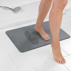 Tapis de bain l.39 x L.60 cm gris Diatomite WENKO - WENKO dans le catalogue Leroy Merlin