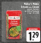 Grüne Erbsen bei E center im Menden Prospekt für 1,29 €