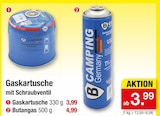 Gaskartusche von Camping Germany für 3,99 € bei Zimmermann im Angebot Gaskartusche von Camping Germany im aktuellen Zimmermann Prospekt
