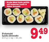 Aktuelles Futomaki Lachs Avocado Angebot bei E center in Frankfurt (Main) ab 9,49 €