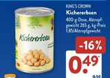 Kichererbsen im aktuellen Prospekt bei ALDI SÜD in Esch