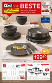 Aktueller XXXLutz Möbelhäuser Prospekt mit Besteck, "10.000e Artikel dauerhaft günstig", Seite 1