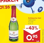Aktuelles Sekt halbtrocken Angebot bei Netto Marken-Discount in Schonungen ab 0,95 €
