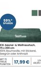 Badetuch im EDEKA Prospekt XXL Sauna- & Wellnesstuch im aktuellen EDEKA Prospekt für 17,99 €