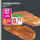 Aktuelle Grillfleisch Angebote bei Marktkauf in Moers Aktuelles Schweinenackensteaks Angebot bei Marktkauf in Moers ab 0,66 €