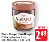 Nusspli Nuss-Nougat-Creme Angebote von Zentis bei E center Stuttgart für 2,49 €