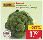 Broccoli im Angebot bei Netto Marken-Discount in Pforzheim Broccoli Angebote von Heimat bei Netto Marken-Discount Pforzheim für 1,19 €