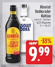 Vodka im Angebot bei WEZ in Bad Oeynhausen Vodka Angebote von Absolut bei WEZ Bad Oeynhausen für 9,99 €