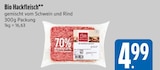 Bio Hackfleisch im EDEKA Prospekt Bio Hackfleisch von im aktuellen EDEKA Prospekt für 4,99 €