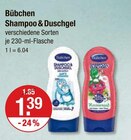 Shampoo&Duschgel von Bübchen im aktuellen V-Markt Prospekt für 1,39 €