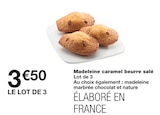 Madeleine caramel beurre salé à 3,50 € dans le catalogue Monoprix