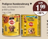 Hundenahrung im V-Markt Prospekt Hundenahrung von Pedigree im aktuellen V-Markt Prospekt für 1,99 €