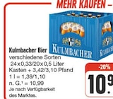 Bier bei nah und gut im Burglauer Prospekt für 10,99 €
