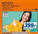 QLED TV 40 QLED 6251 S im Angebot bei expert in Gera QLED TV 40 QLED 6251 S Angebote von KENDO bei expert Gera für 399,00 €