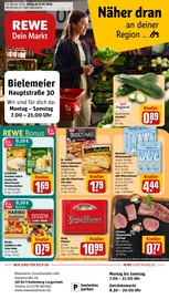 Bier im REWE Prospekt in Fröndenberg Aktueller REWE Prospekt mit Bier, "Dein Markt", Seite 1