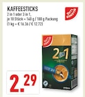 Kaffeesticks 2 in 1 im Angebot bei Marktkauf in Gütersloh Kaffeesticks 2 in 1 Angebote von Gut & Günstig bei Marktkauf Gütersloh für 2,29 €