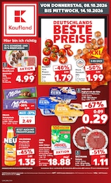 Kaufland Prospekt für Potsdam mit 70 Seiten Kaufland Prospekt für Potsdam: "Hier bin ich richtig", 70 Seiten, 08.10.2026 - 14.10.2026