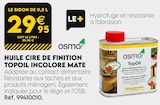 Promo Huile Cire de Finition TopOil Incolore Mate à 29,95 € dans le catalogue Tout Faire à Gouzon