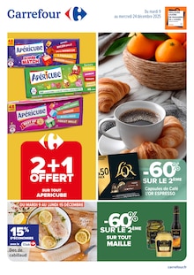 Prospectus Carrefour de la semaine "Carrefour" avec 1 pages, valide du 09/12/2025 au 24/12/2025 pour Le Mans et alentours
