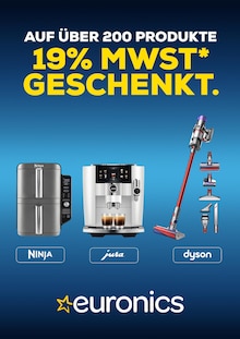 EURONICS Gera Prospekt der aktuellen Woche, gültig von 10.06.2026 bis 21.06.2026 Aktueller EURONICS Gera Prospekt "GENAU RICHTIG. DEIN FAN-UPGRADE: 19% MWST GESCHENKT" mit 1 Seite