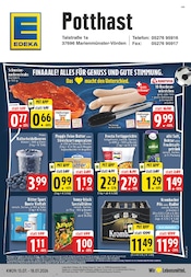 Bier im EDEKA Prospekt in Höxter Aktueller EDEKA Prospekt mit Bier, "Aktuelle Angebote", Seite 1