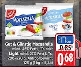EDEKA - Mozzarella Angebot im Prospekt Mozzarella bei EDEKA im Prospekt "" für 0,68 €