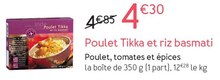 Picard Liergues - Poulet Tikka et riz basmati Promo Poulet Tikka et riz basmati dans le catalogue Picard "Un avant-goût de fêtes" à Liergues