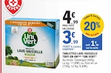 Tablettes Lave-Vaisselle Tout-en-un - UNI VERT en promo chez E.Leclerc Tablettes Lave-Vaisselle Tout-en-un - UNI VERT dans le catalogue E.Leclerc