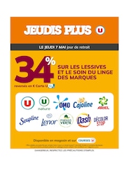 Catalogue Supermarchés Super U en cours à Risoul et alentours, JEUDIS PLUS, 1 page, 05/05/2026 - 07/05/2026