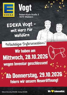 Aktueller EDEKA Prospekt (Walldürn) EDEKA Prospekt "Neueröffnung" mit Seiten (Walldürn)