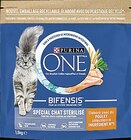 Croquettes pour chat stérilisé Poulet One - PURINA dans le catalogue Casino Supermarchés