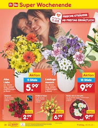 Blumenstrauß Angebot & Preis im aktuellen Netto Marken-Discount Prospekt Blumenstrauß Angebot im aktuellen Netto Marken-Discount Prospekt auf Seite 62