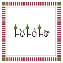 Lot de 20 serviettes 33 x 33 cm décorées HOHOHO - Géant Casino à Mérignac Lot de 20 serviettes 33 x 33 cm décorées HOHOHO en promo chez Géant Casino Mérignac à 2,20 €