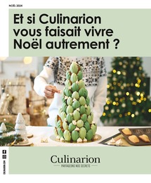 Prospectus Meubles & Décoration Culinarion en cours, Et si Culinarion vous faisait vivre Noël autrement ?, 20 pages, 14/11/2024 - 31/12/2024 Catalogue Meubles & Décoration Culinarion en cours à Jaux et alentours, Et si Culinarion vous faisait vivre Noël autrement ?, 20 pages, 14/11/2024 - 31/12/2024