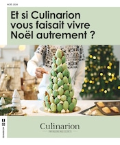 Catalogue Meubles & Décoration Culinarion en cours à École-Valentin et alentours, "Et si Culinarion vous faisait vivre Noël autrement ?", 20 pages, 14/11/2024 - 31/12/2024