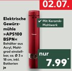 Elektrische Gewürzmühle APS100 BSPN bei Kaufland im Prospekt "" für 7,99 €