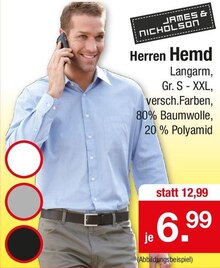 Mode im aktuellen Zimmermann Prospekt Herren Hemd für 6,99 € bei Zimmermann im Angebot