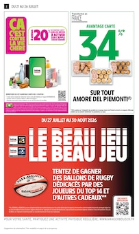 Catalogue Intermarché Express de la semaine "34% EN AVANTAGE CARTE" avec 2 pages, valide du 21/07/2026 au 02/08/2026 pour Paris et alentours Prospectus Intermarché Express de la semaine "34% EN AVANTAGE CARTE" avec 2 pages, valide du 21/07/2026 au 02/08/2026 pour Paris et alentours
