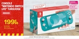 Console "Nintendo Switch Lite" Turquoise à Carrefour dans Marseille