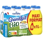 Lait U.H.T. demi-écrémé Bio "Maxi Format" - GRANDLAIT en promo chez Carrefour Market Tourcoing à 11,60 €