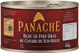 Bloc de foie gras de canard du Sud-Ouest - PANACHE DES LANDES - Intermarché Super à Rouen Bloc de foie gras de canard du Sud-Ouest - PANACHE DES LANDES en promo chez Intermarché Super Rouen à 15,00 €