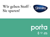 Aktueller porta Möbel Möbel & Einrichtung Prospekt in Kürten und Umgebung, "Wir geben Stoff - Sie sparen!" mit 6 Seiten, 01.08.2024 - 30.09.2024