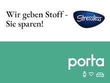 porta Möbel Prospekt "Wir geben Stoff - Sie sparen!" mit  Seiten (Köln)