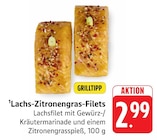 E center Gundelfingen - Lachs-Zitronengras-Filets Angebot im Prospekt Lachs-Zitronengras-Filets bei E center im Gundelfingen Prospekt für 2,99 €