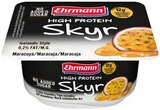 High Protein Skyr Maracuja Angebote von Ehrmann bei REWE Dachau für 0,59 €