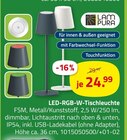 LED-RGB-W-Tischleuchte bei ROLLER im Langenbogen Prospekt für 24,99 €
